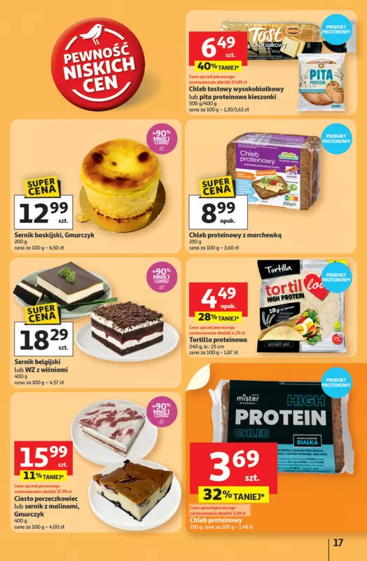 Auchan - gazetka promocyjna Pewność niskich cen Hipermarket od czwartku 11.09 do środy 17.09 - strona 17