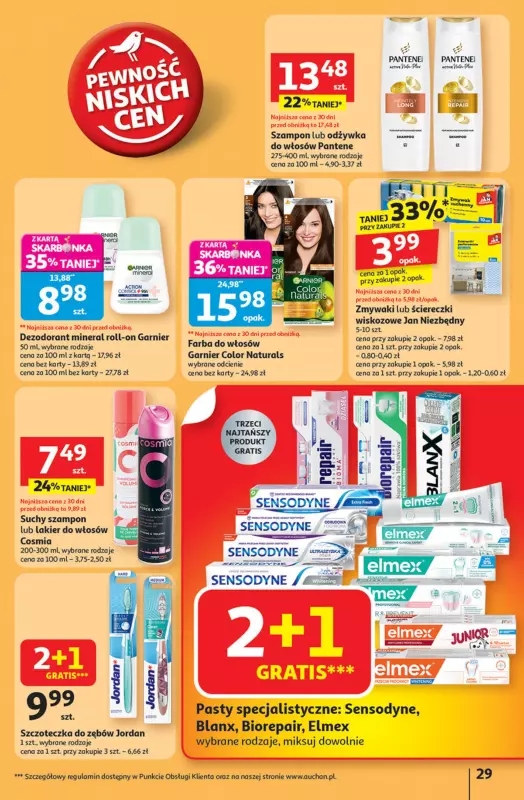 Auchan - gazetka promocyjna Pewność niskich cen Hipermarket od czwartku 11.09 do środy 17.09 - strona 29