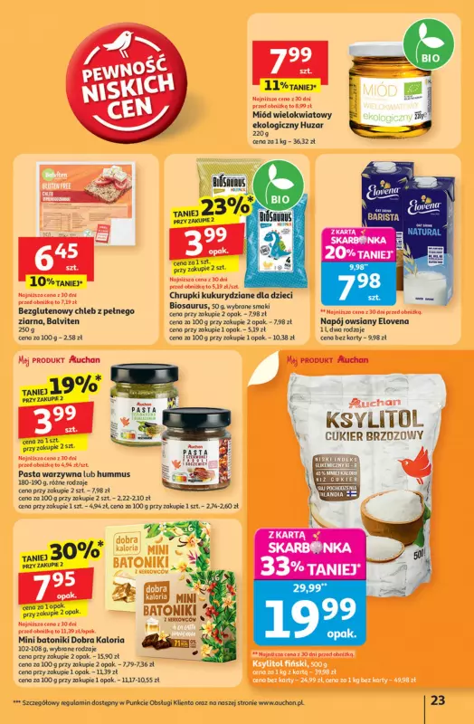 Auchan - gazetka promocyjna Pewność niskich cen Hipermarket od czwartku 11.09 do środy 17.09 - strona 23