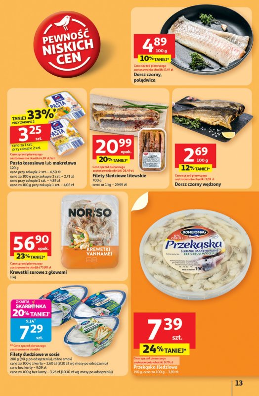 Auchan - gazetka promocyjna Pewność niskich cen Hipermarket  do środy 17.09 - strona 13