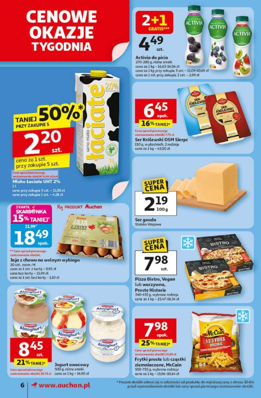 Auchan - gazetka promocyjna Pewność niskich cen Supermarket od czwartku 18.09 do środy 24.09 - strona 6