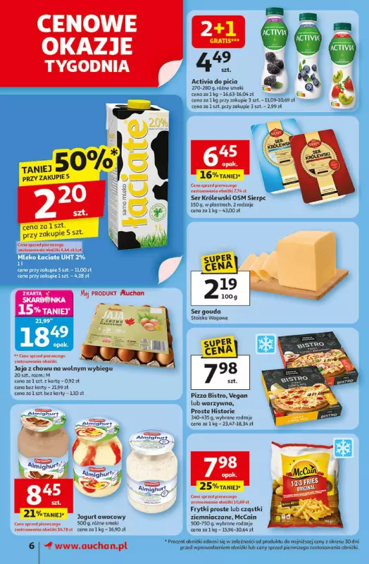 Auchan - gazetka promocyjna Pewność niskich cen Supermarket od czwartku 18.09 do środy 24.09 - strona 6