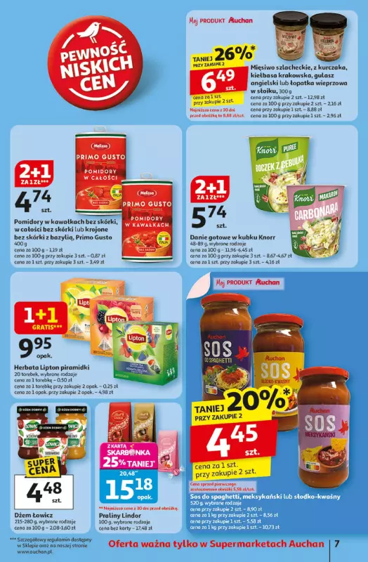 Auchan - gazetka promocyjna Pewność niskich cen Supermarket od czwartku 18.09 do środy 24.09 - strona 7