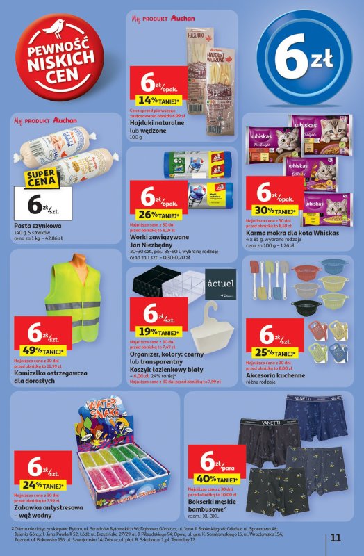Auchan - gazetka promocyjna Pewność niskich cen Hipermarket od czwartku 18.09 do środy 24.09 - strona 11