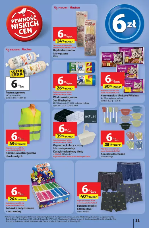 Auchan - gazetka promocyjna Pewność niskich cen Hipermarket od czwartku 18.09 do środy 24.09 - strona 11