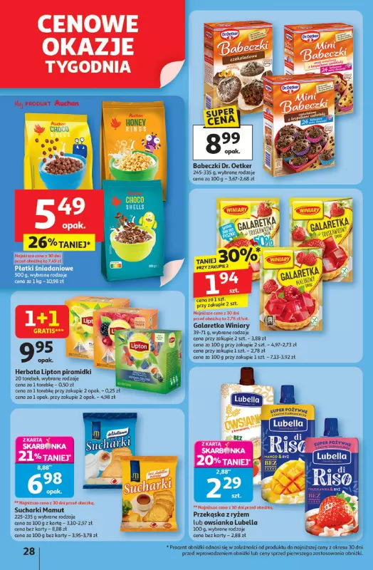 Auchan - gazetka promocyjna Pewność niskich cen Hipermarket od czwartku 18.09 do środy 24.09 - strona 28