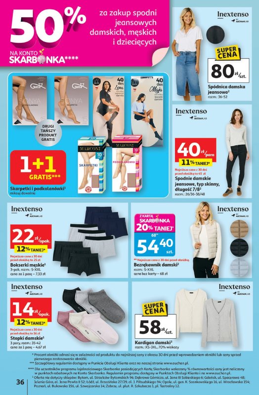 Auchan - gazetka promocyjna Pewność niskich cen Hipermarket  do środy 24.09 - strona 36