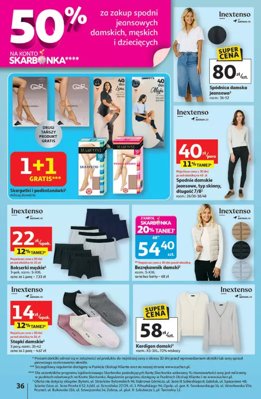 Auchan - gazetka promocyjna Pewność niskich cen Hipermarket od czwartku 18.09 do środy 24.09 - strona 36