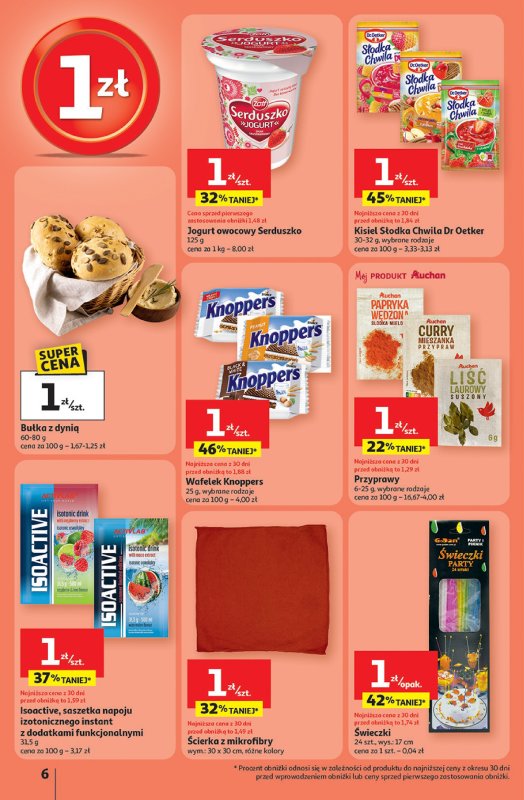 Auchan - gazetka promocyjna Pewność niskich cen Hipermarket od czwartku 18.09 do środy 24.09 - strona 6