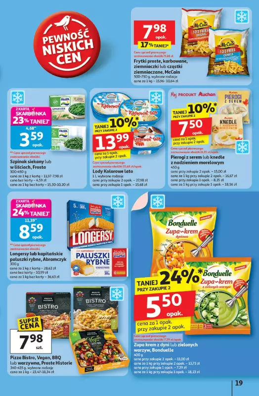 Auchan - gazetka promocyjna Pewność niskich cen Hipermarket od czwartku 18.09 do środy 24.09 - strona 19