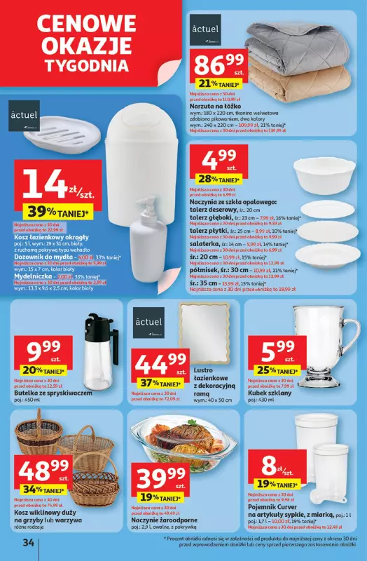 Auchan - gazetka promocyjna Pewność niskich cen Hipermarket od czwartku 18.09 do środy 24.09 - strona 34