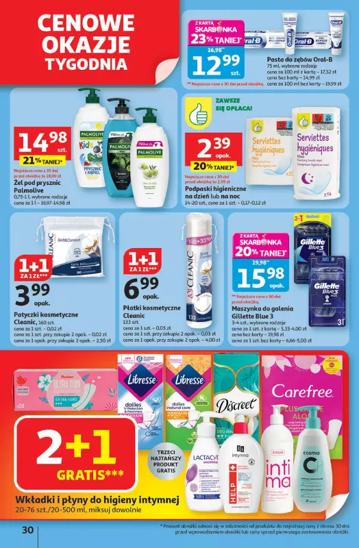 Auchan - gazetka promocyjna Pewność niskich cen Hipermarket od czwartku 18.09 do środy 24.09 - strona 30