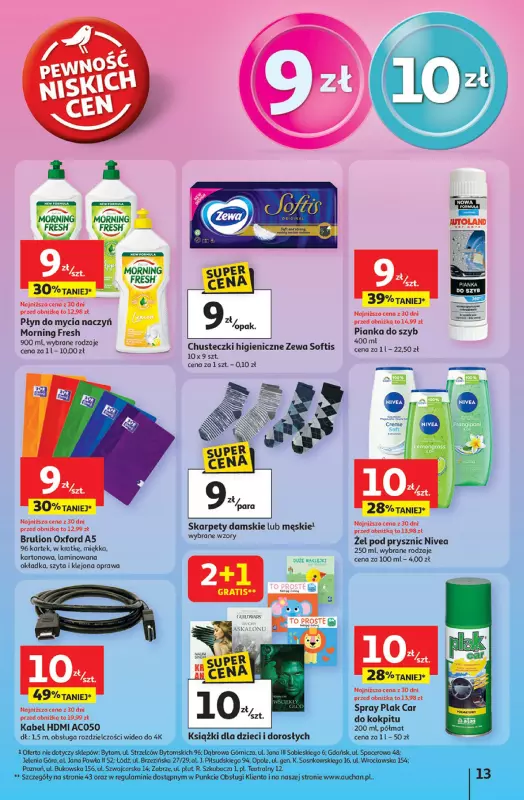 Auchan - gazetka promocyjna Pewność niskich cen Hipermarket od czwartku 18.09 do środy 24.09 - strona 13
