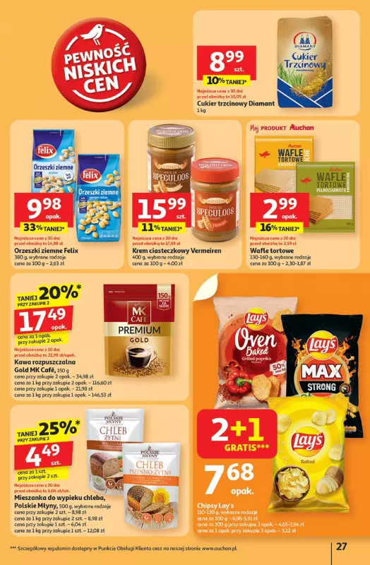 Auchan - gazetka promocyjna Pewność niskich cen Hipermarket od czwartku 18.09 do środy 24.09 - strona 27