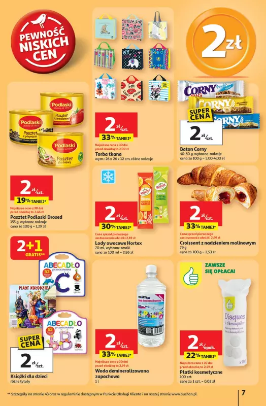 Auchan - gazetka promocyjna Pewność niskich cen Hipermarket od czwartku 18.09 do środy 24.09 - strona 7