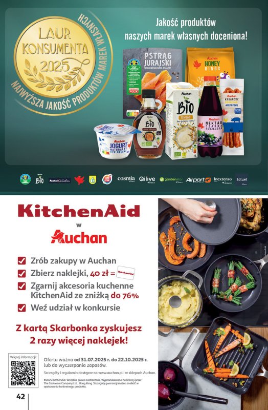 Auchan - gazetka promocyjna Pewność niskich cen Hipermarket  do środy 24.09 - strona 42