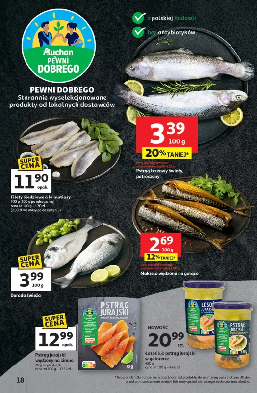 Auchan - gazetka promocyjna Pewność niskich cen Hipermarket od czwartku 18.09 do środy 24.09 - strona 18