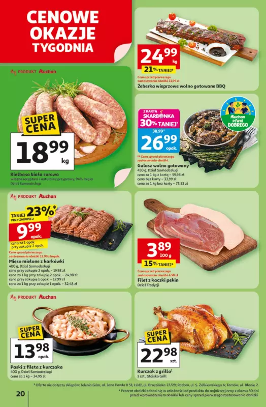 Auchan - gazetka promocyjna Gazetka Pewność niskich cen Hipermarket Auchan od czwartku 25.09 do środy 01.10 - strona 20