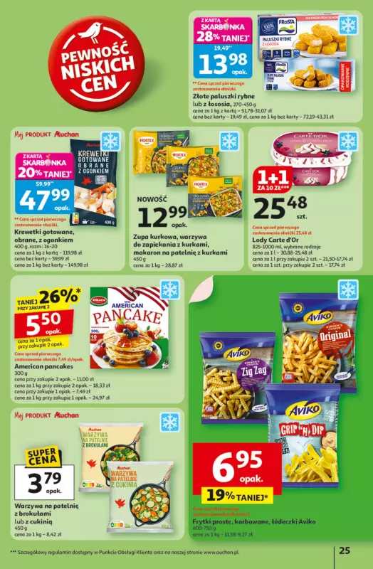 Auchan - gazetka promocyjna Gazetka Pewność niskich cen Hipermarket Auchan od czwartku 25.09 do środy 01.10 - strona 25