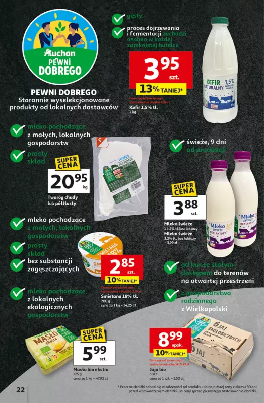 Auchan - gazetka promocyjna Gazetka Pewność niskich cen Hipermarket Auchan od czwartku 25.09 do środy 01.10 - strona 22