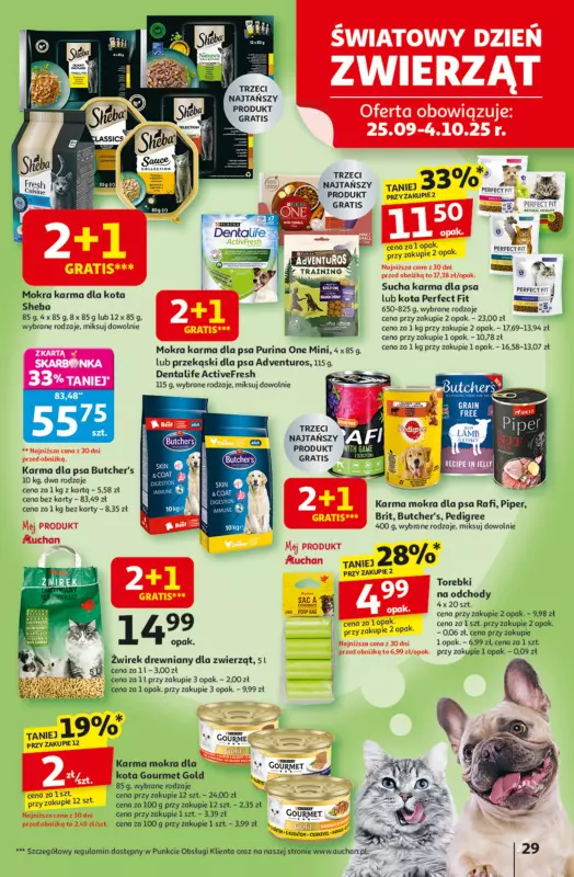 Auchan - gazetka promocyjna Gazetka Pewność niskich cen Hipermarket Auchan  do środy 01.10 - strona 29