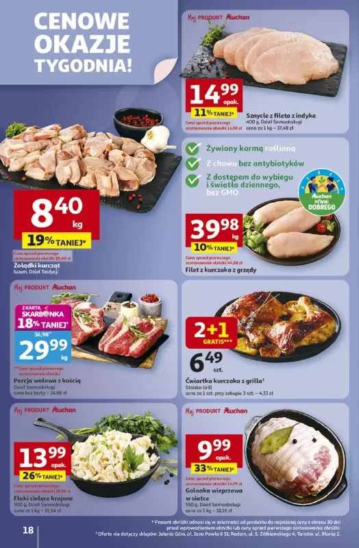 Auchan - gazetka promocyjna Gazetka Pewność niskich cen Hipermarket Auchan  do środy 08.10 - strona 18