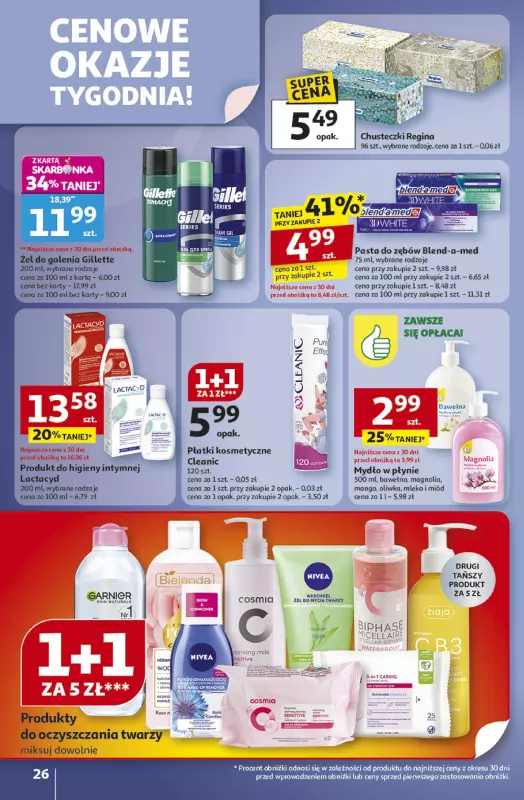Auchan - gazetka promocyjna Gazetka Pewność niskich cen Hipermarket Auchan  do środy 08.10 - strona 26