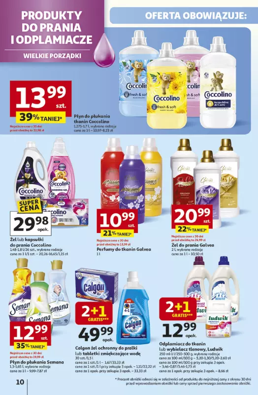 Auchan - gazetka promocyjna Gazetka Pewność niskich cen Hipermarket Auchan  do środy 08.10 - strona 10