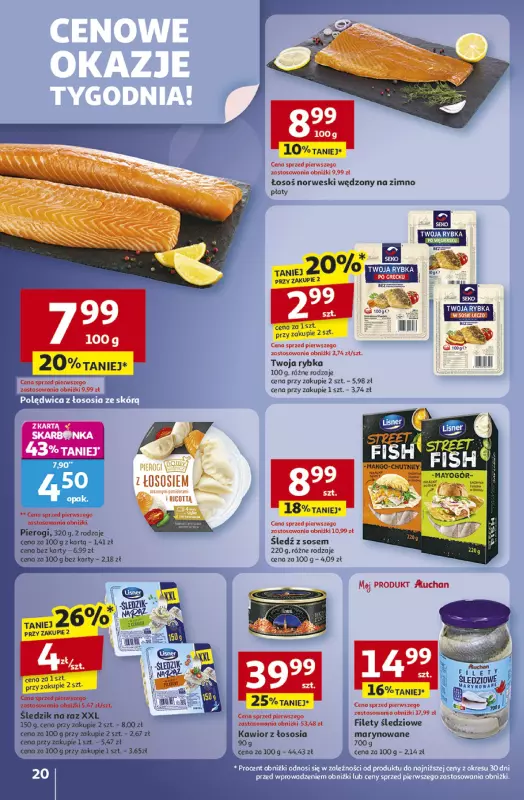 Auchan - gazetka promocyjna Gazetka Pewność niskich cen Hipermarket Auchan od czwartku 02.10 do środy 08.10 - strona 20