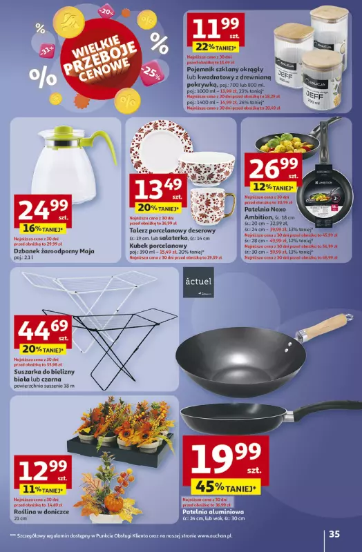 Auchan - gazetka promocyjna Gazetka Pewność niskich cen Hipermarket Auchan  do środy 08.10 - strona 35