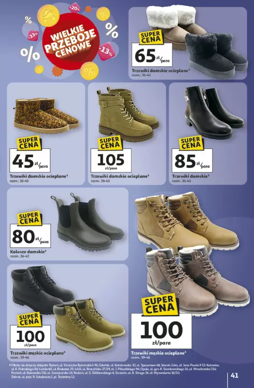 Auchan - gazetka promocyjna Gazetka Pewność niskich cen Hipermarket Auchan  do środy 08.10 - strona 41
