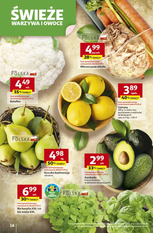 Auchan - gazetka promocyjna Gazetka Pewność niskich cen Hipermarket Auchan  do środy 08.10 - strona 16