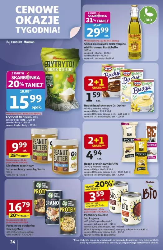 Auchan - gazetka promocyjna Gazetka Pewność niskich cen Hipermarket Auchan  do środy 08.10 - strona 34