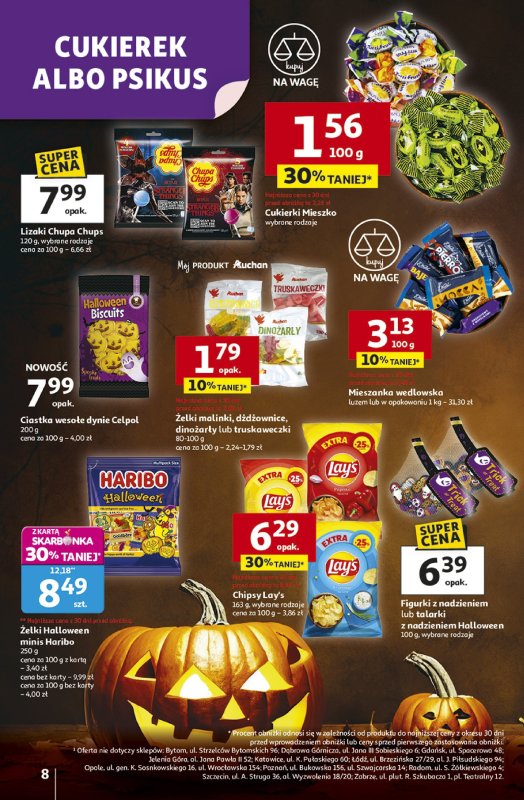 Auchan - gazetka promocyjna Gazetka Pewność niskich cen Hipermarket Auchan  do środy 08.10 - strona 8