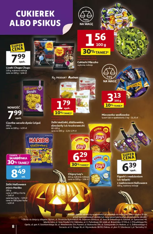 Auchan - gazetka promocyjna Gazetka Pewność niskich cen Hipermarket Auchan  do środy 08.10 - strona 8