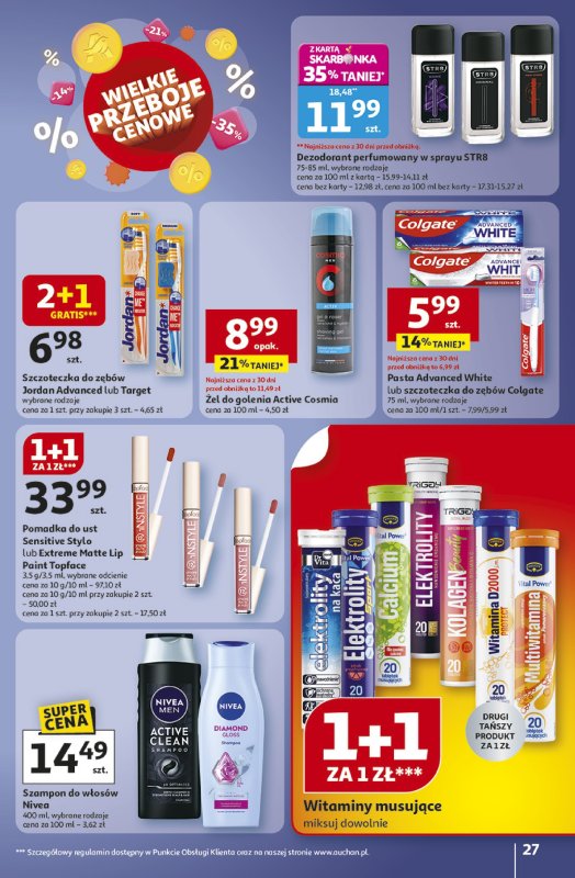 Auchan - gazetka promocyjna Gazetka Pewność niskich cen Hipermarket Auchan  do środy 08.10 - strona 27