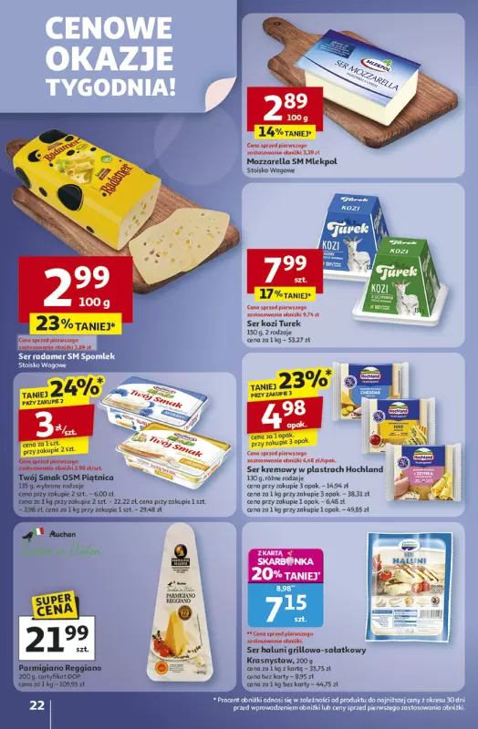 Auchan - gazetka promocyjna Gazetka Pewność niskich cen Hipermarket Auchan od czwartku 02.10 do środy 08.10 - strona 22