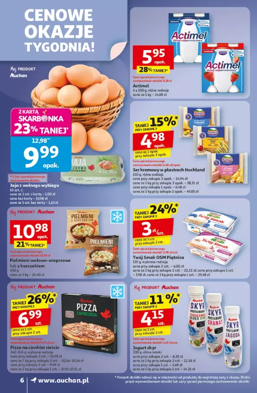 Auchan - gazetka promocyjna Gazetka Wielkie przeboje cenowe Supermarket Auchan od czwartku 02.10 do środy 08.10 - strona 6