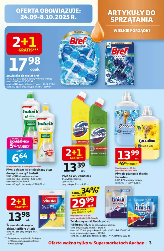 Auchan - gazetka promocyjna Gazetka Wielkie przeboje cenowe Supermarket Auchan   - strona 3