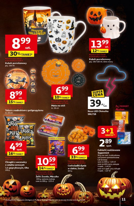 Auchan - gazetka promocyjna Gazetka Wielkie przeboje cenowe Hipermarket Auchan od czwartku 09.10 do środy 15.10 - strona 11