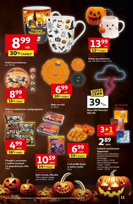 Auchan - gazetka promocyjna Gazetka Wielkie przeboje cenowe Hipermarket Auchan od czwartku 09.10 do środy 15.10 - strona 11