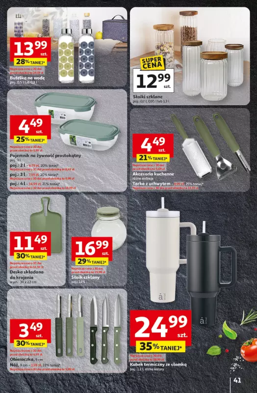 Auchan - gazetka promocyjna Gazetka Wielkie przeboje cenowe Hipermarket Auchan od czwartku 09.10 do środy 15.10 - strona 41