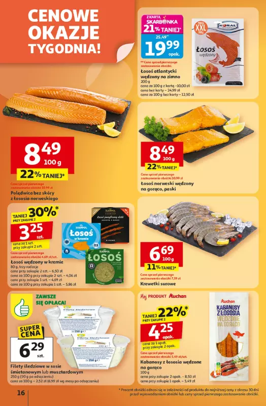 Auchan - gazetka promocyjna Gazetka Wielkie przeboje cenowe Hipermarket Auchan od czwartku 09.10 do środy 15.10 - strona 16