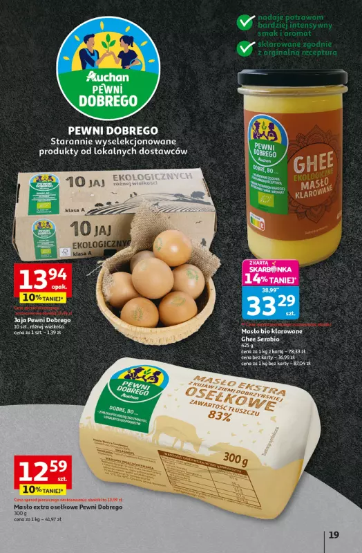 Auchan - gazetka promocyjna Gazetka Wielkie przeboje cenowe Hipermarket Auchan od czwartku 09.10 do środy 15.10 - strona 19