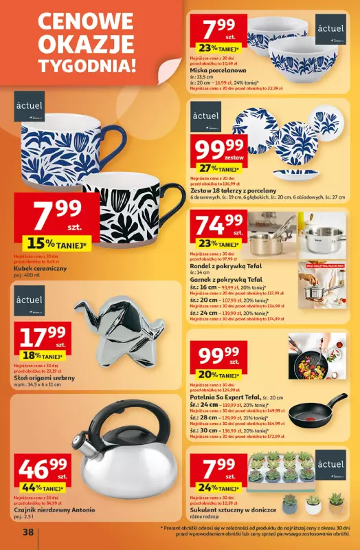 Auchan - gazetka promocyjna Gazetka Wielkie przeboje cenowe Hipermarket Auchan od czwartku 09.10 do środy 15.10 - strona 38