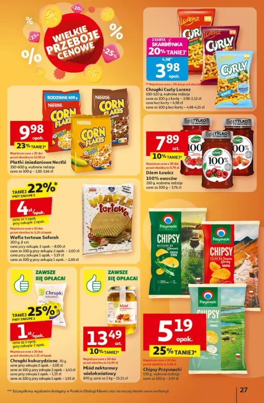 Auchan - gazetka promocyjna Gazetka Wielkie przeboje cenowe Hipermarket Auchan od czwartku 09.10 do środy 15.10 - strona 27