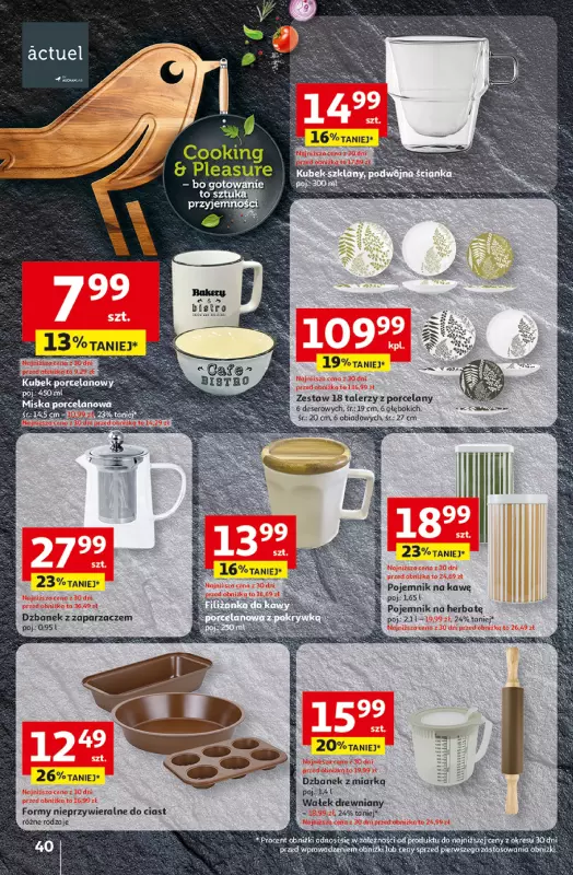 Auchan - gazetka promocyjna Gazetka Wielkie przeboje cenowe Hipermarket Auchan od czwartku 09.10 do środy 15.10 - strona 40