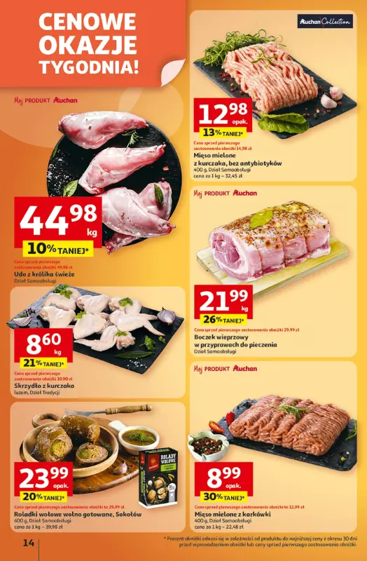 Auchan - gazetka promocyjna Gazetka Wielkie przeboje cenowe Hipermarket Auchan od czwartku 09.10 do środy 15.10 - strona 14