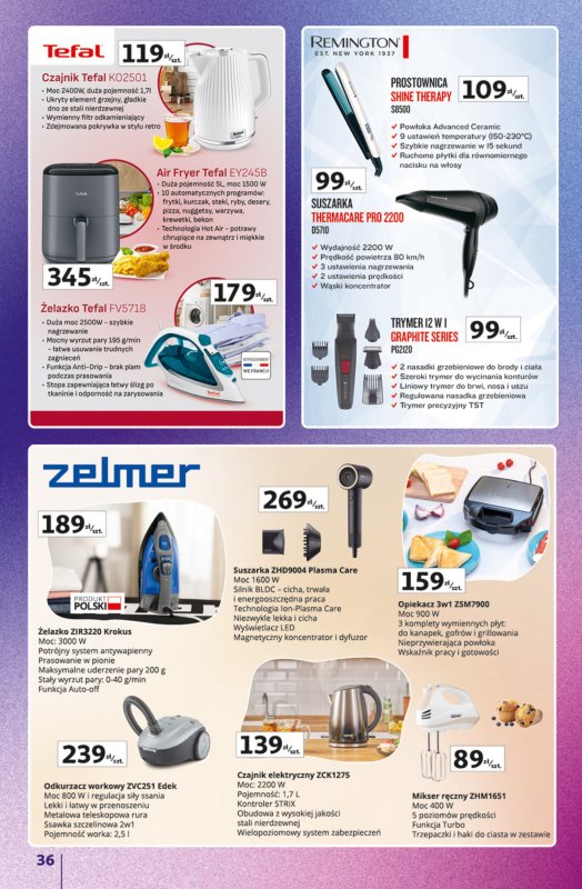 Auchan - gazetka promocyjna Znane marki duży wybór Hipermarket od czwartku 16.10 do środy 22.10 - strona 36