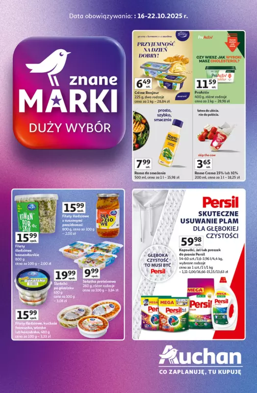 Auchan - gazetka promocyjna Znane marki duży wybór Hipermarket  